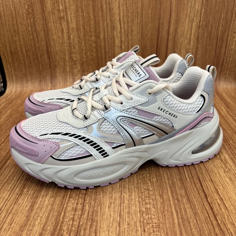 Skechers Uno Ryze-Scale Up Women 10 Natural Pink 177606 NTPK Chunky Sneakers NEW